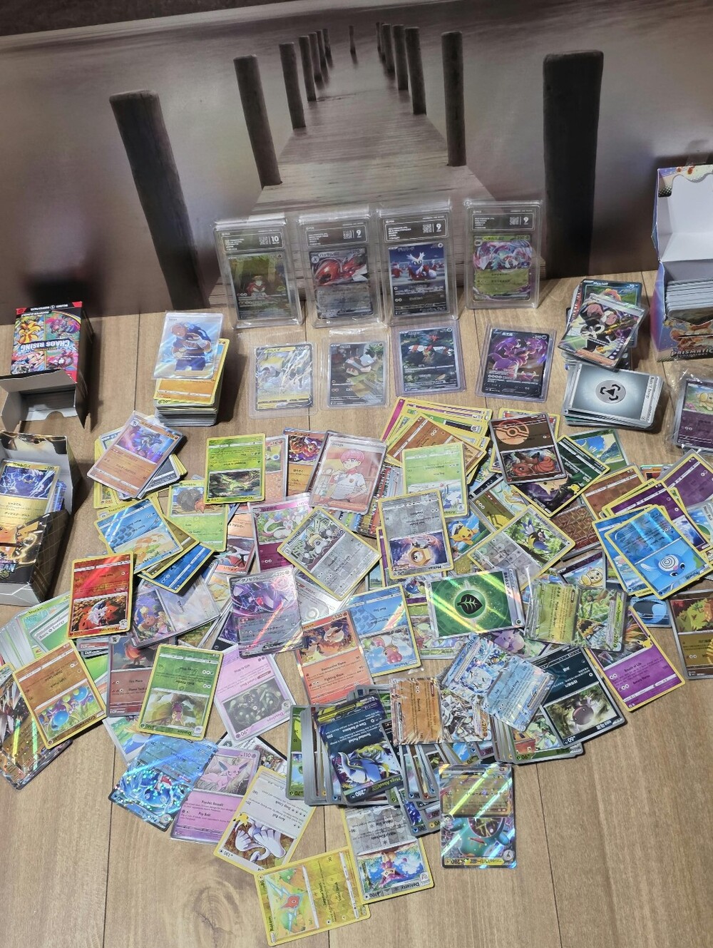 Mixed Trading Card Lot - Multicolor Collectible Cards Graded Pokemon